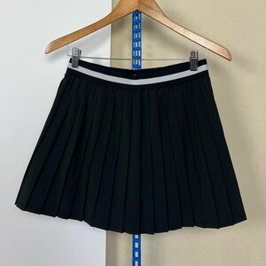 Girlfriend Collective Black high waisted tennis Skirt
